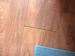 how to fix gaps in laminate flooring