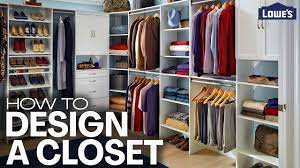 how to design a closet