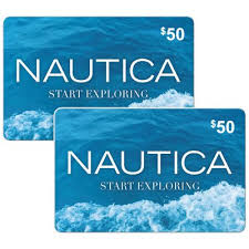 Nautica $100 Value Gift Cards - 2 x $50 - Sam's Club