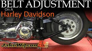 Harley Davidson Belt Inspection Adjustment