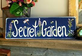 Secret Garden Signcustom Wood