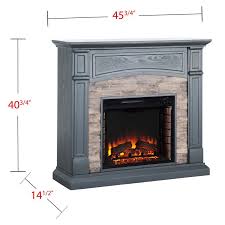 Sei Furniture Seneca Electric Fireplace