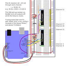 Tlc 5940 Pwm Driver Blank Input And Pull Up Resistor