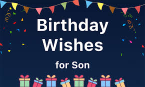 happy birthday son