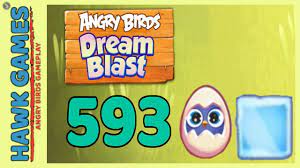 Angry Birds Dream Blast Level 593 - Walkthrough, No Boosters - YouTube