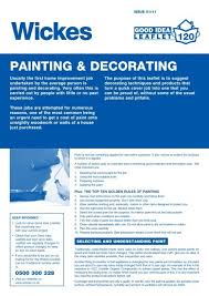 painting decorating wickes