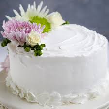 white wedding cake and frosting mccormick