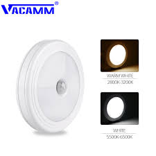 Us 4 99 20 Off Vacamm Led Pir Induction Motion Sensor Under Cabinet Wireless Light 6leds Warm White White For Indoor Corridor Aisle Stairs In Under