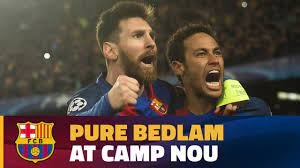 FC Barcelona - PSG (6-1): Final celebrations at Camp Nou - YouTube