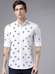 Shop men's enro pinpoint white size 20 dress shirts at a discounted price at poshmark. Cavenders Men Printed Casual White Shirt Buy Cavenders Men Printed Casual White Shirt Online At Best Prices In India Flipkart Com