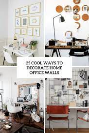 decorate home office walls