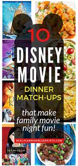 My clothing line www.positivelyevol.com my ig c_no5 we've all ran through nearly every tv series available at our fingertips by now so i'm going to start. 10 Disney Movie Night Dinner Match Ups Make Family Movie Night Fun Meal Planning Blueprints