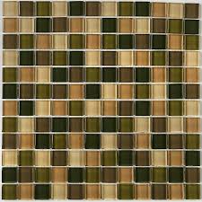 Glass Accent 1x1 Inch Mosaic Blend In