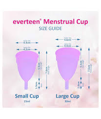 Everteen Small Menstrual Cup For Periods In Women 1 Pack 23ml Capacity