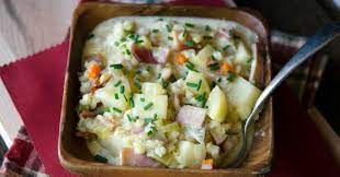 canadian bacon and potato chowder