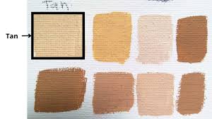 What Colors Make Tan Color Mixing