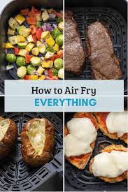 how to use an air fryer with cooking