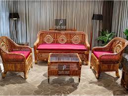 5 seater crafts create indoor cane sofa