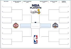 Print Out This Fillable Nba Playoff Bracket For 2019 Pdf
