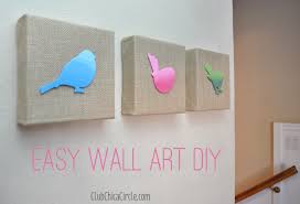 Spring Birds Wall Art Diy