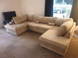 u shape fabric corner sofa