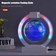 6 Inch Magnetic Levitation Globe Colorful Lighting Earth