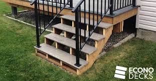 Whether you want a modern or classic look, choose us for quality products and services. Stairs Econo Decks