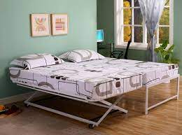 Bed Daybed Frame With Pop Up Trundle