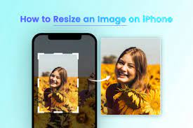 how to resize an image on iphone step