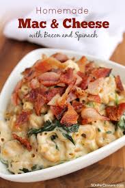 homemade mac cheese with bacon and
