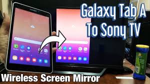 Open the app that has the media you want to play. Galaxy Tab A How To Connect Screen Mirror Wirelessly To Sony Smart Tv Youtube