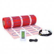 floor heating mat and thermostat kit