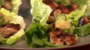 grilled en lettuce wraps with