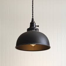 Plug In Pendant Light Plug In Hanging Dome Light In 3 Finishes Antique Rable Cart