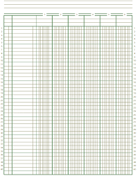 Printable Accounting Ledger Paper Printable Graph Paper