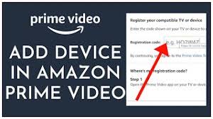 how to add device in amazon prime video