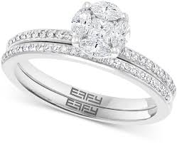 effy diamond cer bridal set 1 2 ct