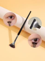 1pc small fan shaped eyelash brush with