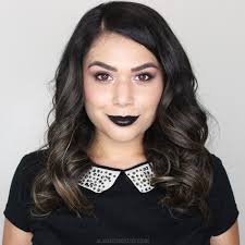 black lipstick makeup tutorial