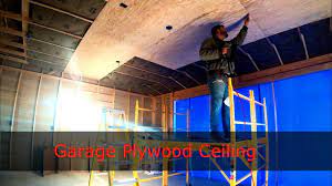 dream garage plywood ceiling you