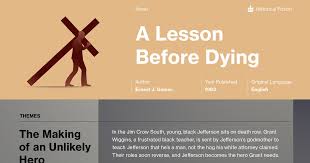 A Lesson Before Dying Chapter    Summary   Analysis from LitCharts     SlidePlayer   As a class  we will compile a list of answers based off this question 
