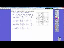 Slope And Parallel Lines Module 2 1