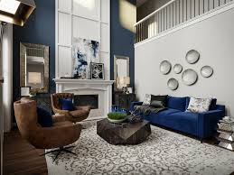transitional glam living room