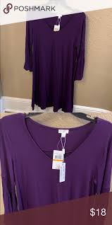 Spense Purple Tunic Dress New With Tags Size Small From A