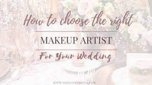 makeup artist for your wedding