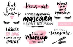 lashes mascara brows makeup set with