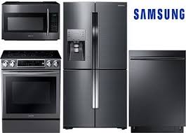 black stainless steel kitchen packages