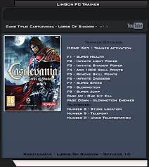 Game trainers & unlockers castlevania: Castlevania Lords Of Shadow V1 1 13 Trainer Lingon Trainer Games Trainer Games
