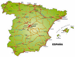 Interactieve kaart van spanje van google maps. Spanje Landkaart Afdrukbare Plattegronden Van Spanje Orangesmile Com