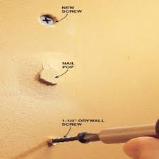 How To Fix Popped Drywall Nails And
